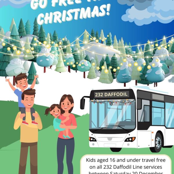 Kids Go Free on the Daffodil Line This Christmas