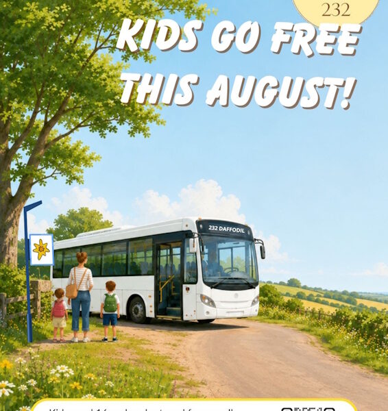 Kids go Free on the Daffodil Line this August – as usual