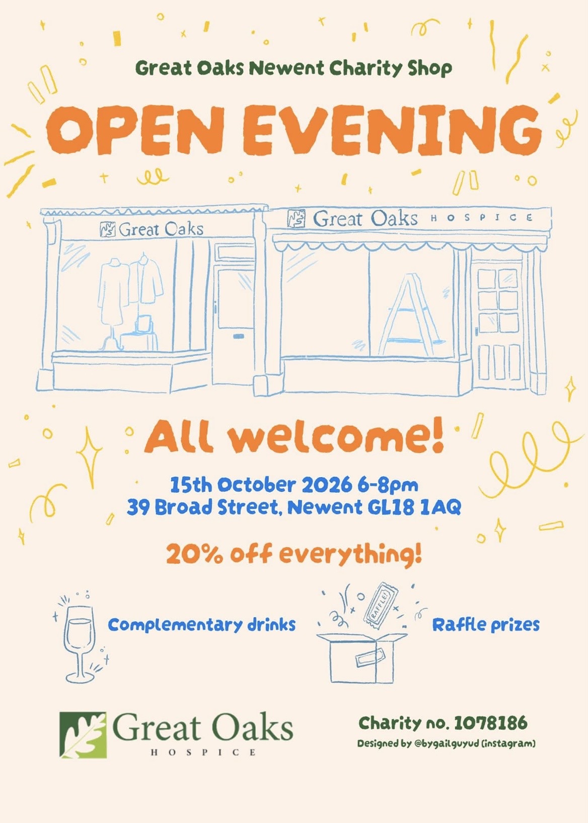 Great Oaks Hospice Shop Open Evening